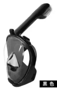 Mandotos OceanView snorkel mask with 180° panoramic vision, featuring a clear silicone skirt and adjustable straps for underwater exploration.