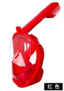 Mandotos OceanView snorkel mask with 180° panoramic vision, featuring a flexible silicone skirt and adjustable straps for underwater exploration.