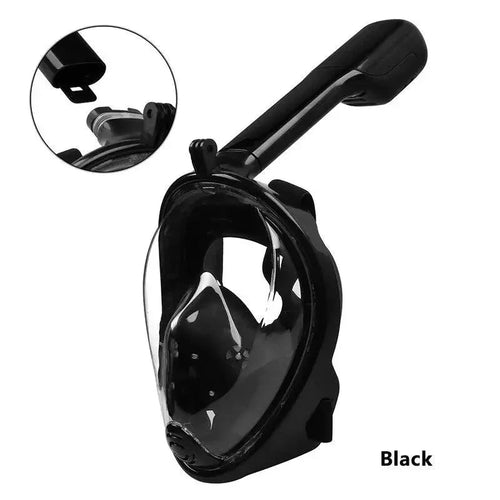 Mandotos OceanView snorkel mask with 180° panoramic vision for underwater exploration and snorkeling adventures.