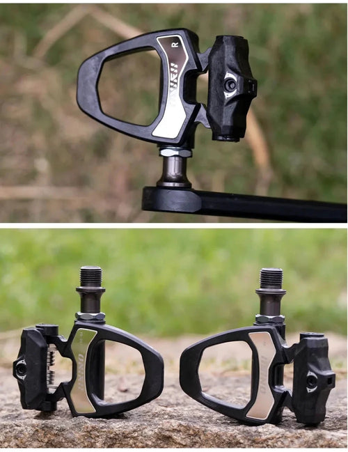 Mandotos ONIRII PD-06 Carbon Lock Pedals for cycling, showcasing lightweight, durable design with locking mechanism for enhanced performance.