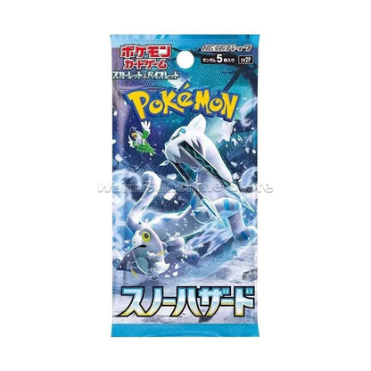 Mandotos original Pokémon Card Game PTCG Japanese edition single pack with SV1V, SV1A, SV2D, SV2P, 151, SV3, SV3A trading cards displayed.