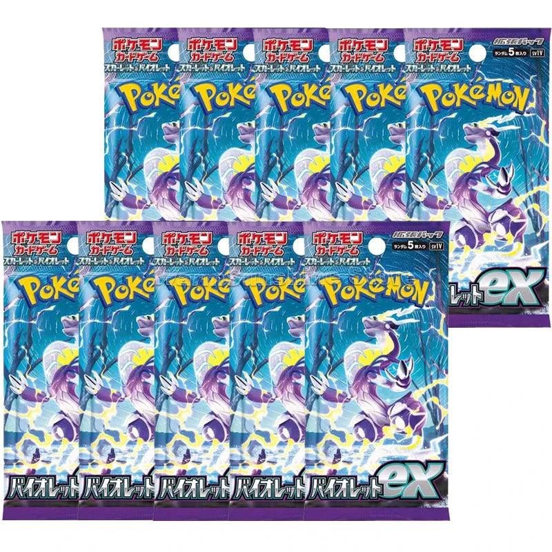 Mandotos Original Pokémon Card Game PTCG Japanese Edition singles including SV1V, SV2D, 151, SV3A Bale Off trading cards in a pack