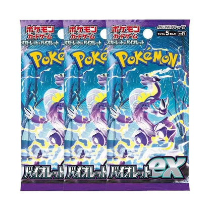 Mandotos Original Pokémon Card Game PTCG Japanese Edition single pack featuring SV1V, SV1A, SV2D, SV2P, 151, SV3, SV3A Bale Off trading cards