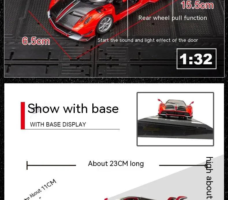 Mandotos Pagani Fengshen Sport Model Replica car showcasing detailed exterior design and sporty features.