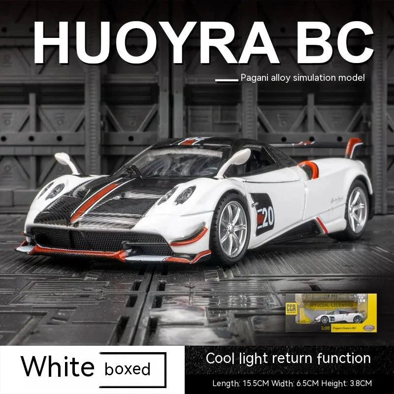 Mandotos Pagani Fengshen Sport model replica car showcasing detailed exterior in a realistic scale model.