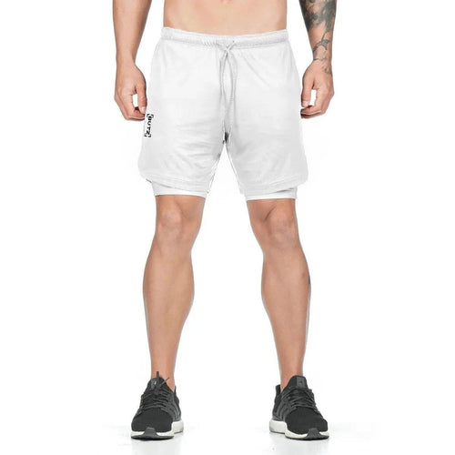 Mandotos pocket compression shorts showing a close-up of black athletic shorts with side pocket and elastic waistband.