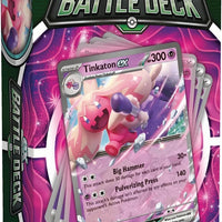 Mandotos Pokemon TCG Blitz Tinkaton ex card featuring vibrant artwork and detailed design on a white background.