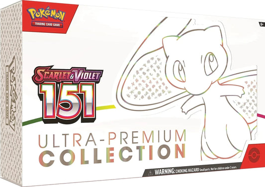 Mandotos Pokemon TCG Scarlet & Violet Elite 151 Trainer Set with booster packs and card sleeves, featuring Pokémon artwork and accessories.