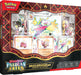 Shiny Fuecoco Pokémon TCG Scarlet & Violet EX Premium Kit by Mandotos with game cards and accessories displayed.