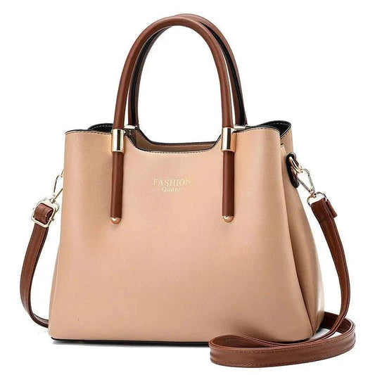 Mandotos popular big shoulder bag with spacious design, suitable as messenger or handbag, in stylish, versatile material.