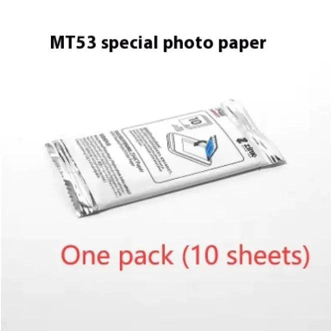Mandotos portable Bluetooth photo printer for on-the-go printing, showing compact device with printed photos and connectivity options.