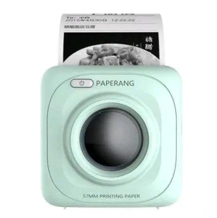 Mandotos portable Bluetooth thermal photo printer, compact mini mobile printer for on-the-go photo printing, black and sleek design