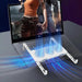 Mandotos portable slim smart laptop cooling pad with USB 3 fans, designed for 17-inch gaming laptops and notebook PCs.