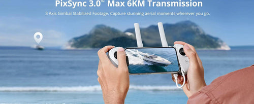 Mandotos Potensic C0 Mini Drone with 3-axis gimbal, 4K camera, GPS, brushless motors, compact quadcopter for travel and gifts