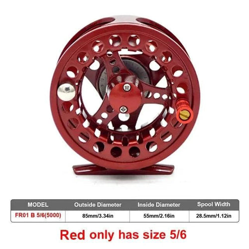 Mandotos Precision Cast Fishing Reel with metal handle and spool, designed for smooth casting and durability.
