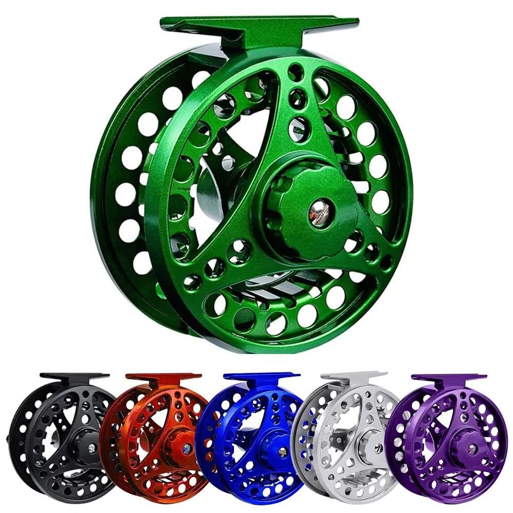 Mandotos Precision Cast Fishing Reel with detailed metal construction and ergonomic handle for smooth casting and retrieval.