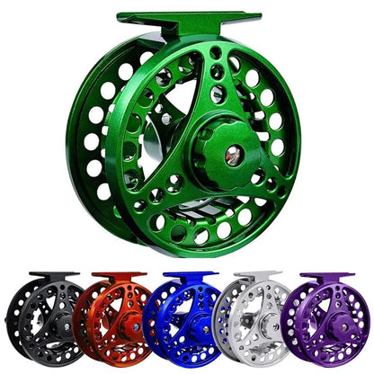 Mandotos Precision Cast Fishing Reel with detailed metal construction and ergonomic handle for smooth casting and retrieval.