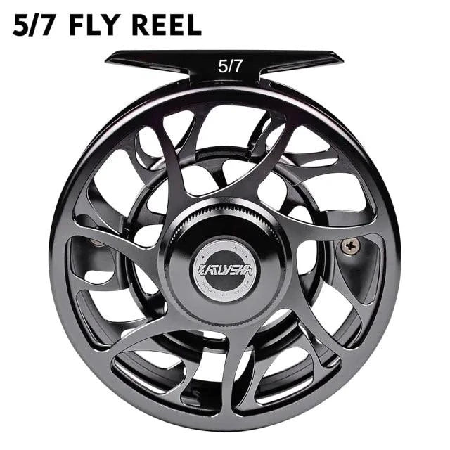 Mandotos Precision Fly Caster Reel with ergonomic handle and durable design for smooth casting and reeling.