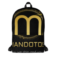 Mandotos Printed Daily Pack backpack with colorful design, adjustable straps, and multiple compartments for everyday use.