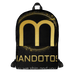 Mandotos Printed Daily Pack backpack with colorful design, adjustable straps, and multiple compartments for everyday use.