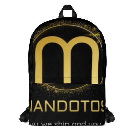Mandotos Printed Daily Pack backpack with colorful design, adjustable straps, and multiple compartments for everyday use.