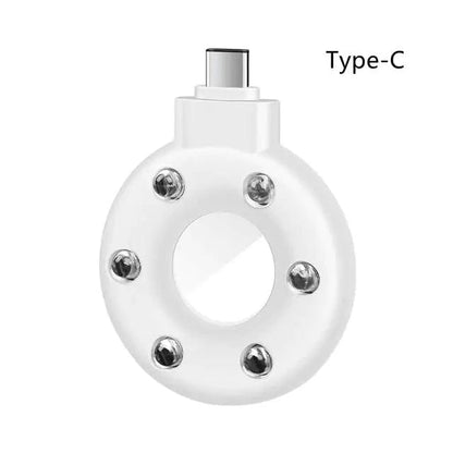 Mandotos PrivacyGuard camera detector scanning a room to identify hidden cameras and protect privacy.