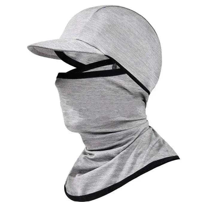 Mandotos protection hood made of durable fabric, designed to cover the head and neck for safety and warmth.