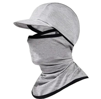 Mandotos protection hood made of durable fabric, designed to cover the head and neck for safety and warmth.
