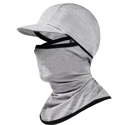Mandotos protection hood made of durable fabric, designed to cover the head and neck for safety and warmth.