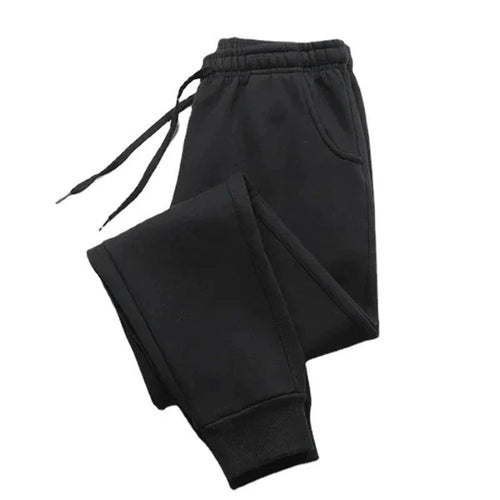 Mandotos PUAIA print men's sport jogging pants in solid color, autumn/winter casual loose-fit streetwear trousers