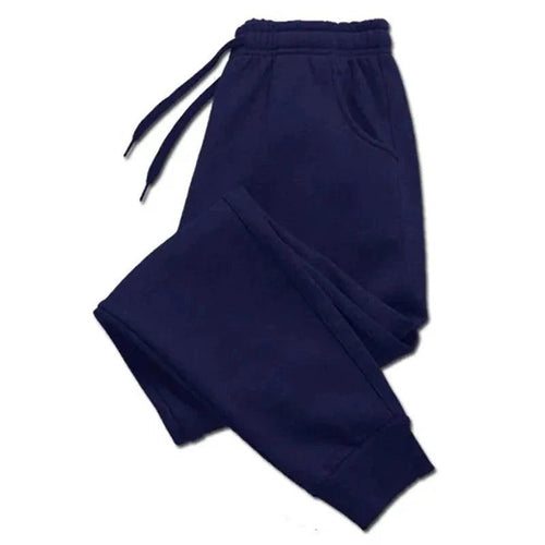 Mandotos PUAIA print men's jogger pants in solid color, suitable for autumn/winter sports and streetwear, loose fit.