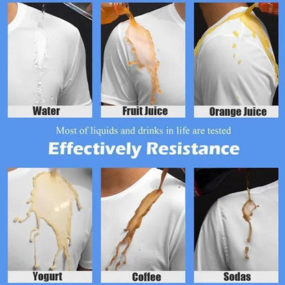 Mandotos quick-drying waterproof anti-fouling couple half-sleeve T-shirt, lightweight and breathable for outdoor activities.
