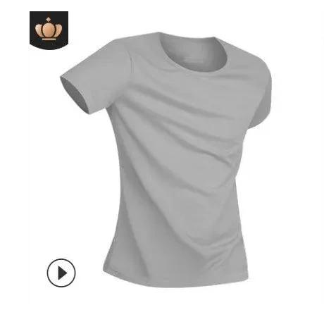 Mandotos quick-drying waterproof anti-fouling couple half-sleeve T-shirt, casual bottoming shirt for outdoor wear.