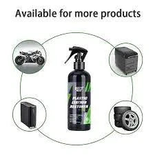 Mandotos Rapid Shine Leather Revitalizer bottle with applicator brush for restoring and shining leather surfaces.