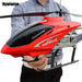 Mandotos RC helicopter, 80cm remote control aircraft with 3.5CH, designed for kids, featuring colorful details and propellers.