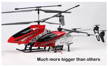 Mandotos RC helicopter 80cm with 3.5CH remote control, suitable for kids, flying toy aircraft with colorful design and remote control.
