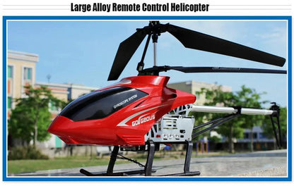 Mandotos RC helicopter, 80cm remote control aircraft with 3.5 channels for kids, flying toy with colorful design