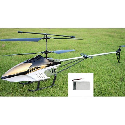 Mandotos RC helicopter 80cm, 3.5-channel remote control aircraft for kids, with colorful design and spinning rotors.