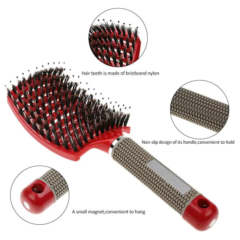 Mandotos ReviveScalp Scalp Soother Comb with ergonomic handle, designed for gentle scalp massage and hair relaxation.