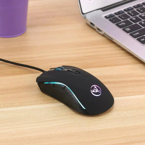 Mandotos RGB backlit gaming keyboard with floating keys, featuring customizable lighting and sleek design for gaming setups.