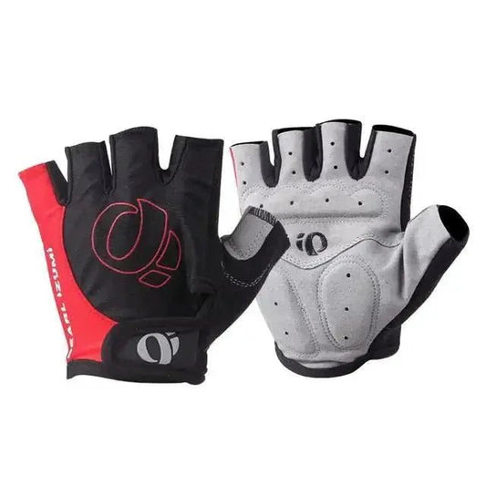Mandotos RideGrip cycling gloves with padded palms and adjustable wrist straps for comfortable biking.