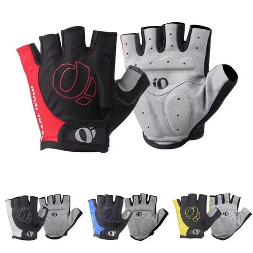 Mandotos RideGrip cycling gloves with padded palms and breathable fabric, designed for comfortable biking.