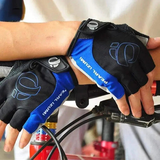 Mandotos RideGrip cycling gloves with padded palms and breathable fabric for comfortable bike riding.