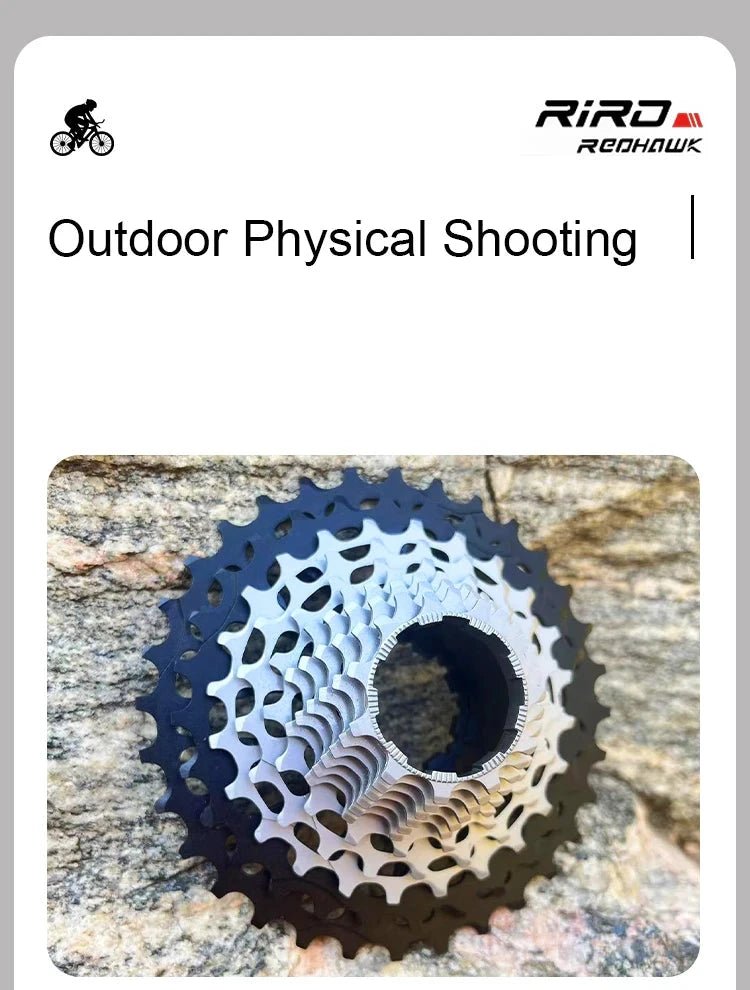 Mandotos RIRO ultra-light hollow freewheel for bicycles, showcasing sleek design and lightweight construction for enhanced cycling performance.