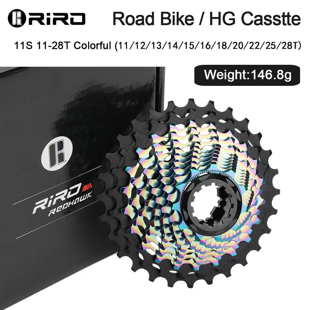 MANDOTOS RIRO ultra-light hollow freewheel for bicycles, showcasing its sleek design and lightweight construction for improved cycling performance.