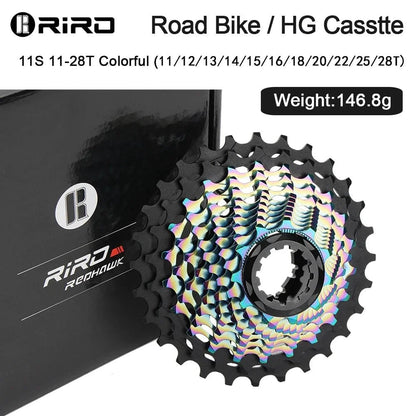 MANDOTOS RIRO ultra-light hollow freewheel for bicycles, showcasing its sleek design and lightweight construction for improved cycling performance.