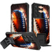 Mandotos Rossy Galaxy S23 Ultra case with dual-layer shockproof design, slide camera cover, and kickstand for protection.