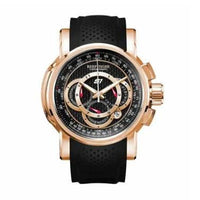 Mandotos RT men's rose gold luxury sport watch with a sleek round dial and metal bracelet.