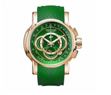 Mandotos RT men's luxury sport watch with rose gold finish, sleek design, and chronograph features.