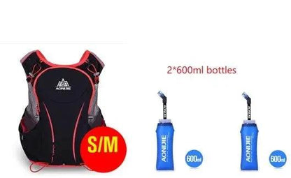 Mandotos running water bag backpack sports vest with adjustable straps and hydration reservoir for outdoor activities